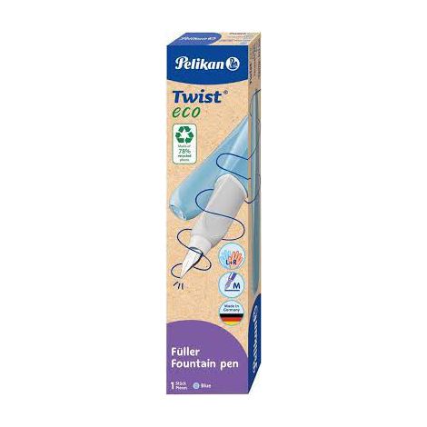 Pióro wieczne Pelikan Twist Eco Niebiesko-szare - 4